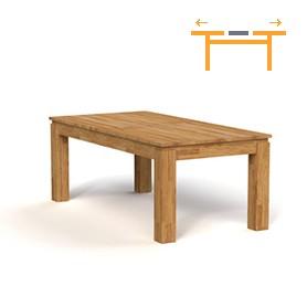Table with extendable top VINCI 