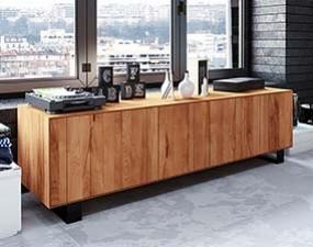 Low chest of drawers STEEL 