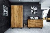 Wardrobe STEEL 2-doors