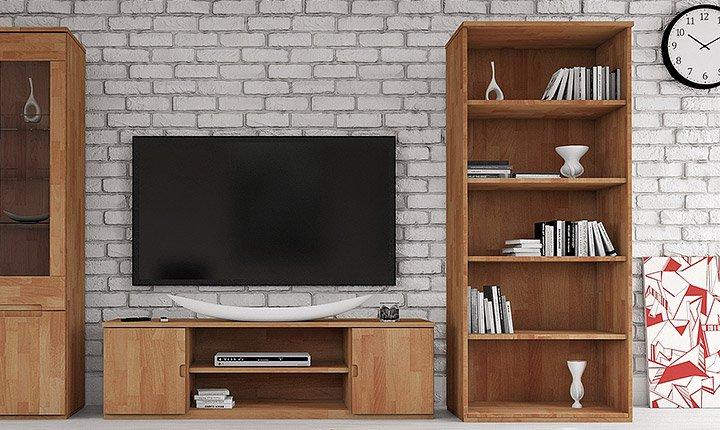 Wide bookcase VENTO