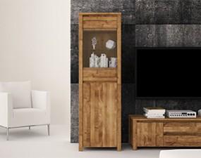 Narrow glass-case VINCI 