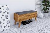 Upholstered bench with drawers RETRO