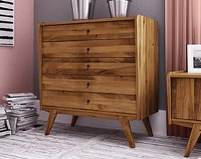 High chest of drawers RETRO