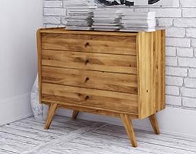 High chest of drawers RETRO