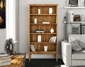 Wide bookcase ODYS