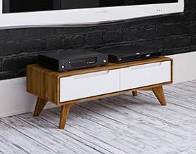 TV stand low BIANCO