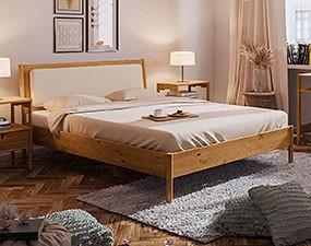 Bed with upholstery POLA