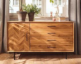 Wide chest of drawers ABIES
