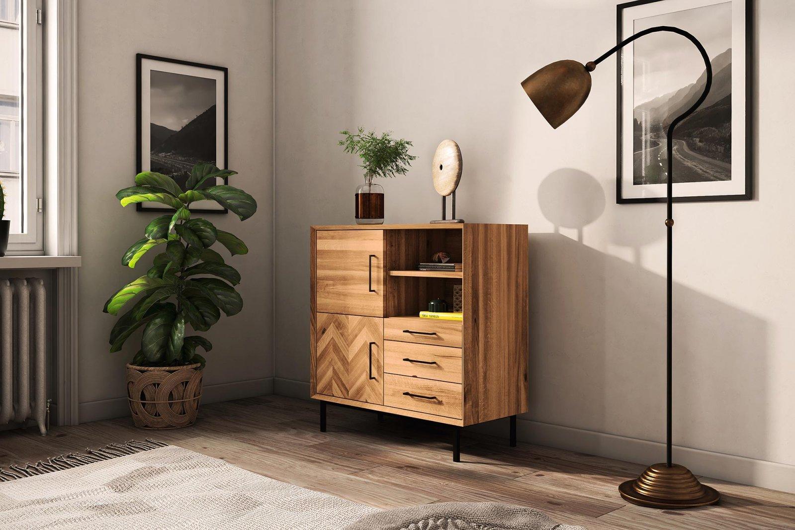 High chest of drawers ABIES