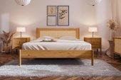 Bed with rattan POLA