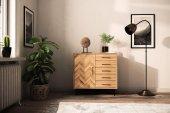 High chest of drawers ABIES