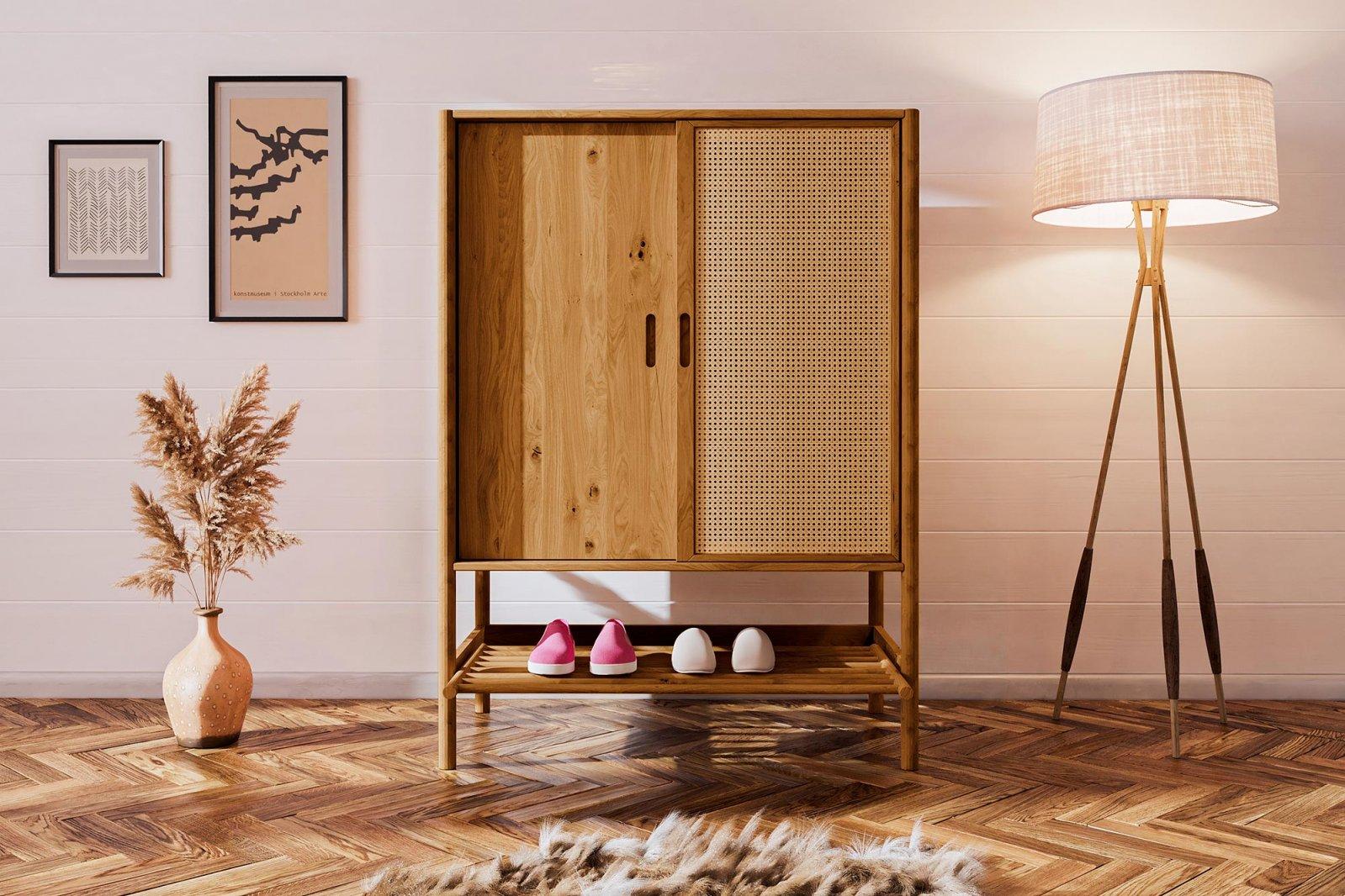 Chest of drawers with shelf POLA