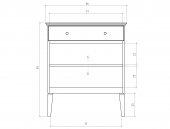 Chest of drawers ODYS