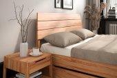 TWIG bed with wooden headboard