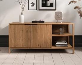 Wide chest of drawers TWIG