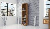 Narrow bookcase SETI 