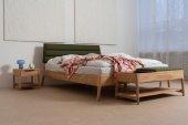 Bed with upholstered headboard TWIG
