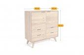 High chest of drawers GREG