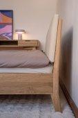 Greg bed with upholstered headboard