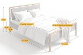 Bed with upholstered headboard LIRA