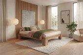 High bed frame VINCI
