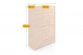 Wardrobe VINCI 3-doors