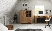 High chest of drawers CUBIC