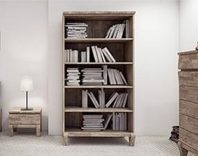 Wide bookcase BONA