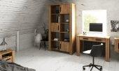 Wide bookcase CUBIC