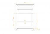 High chest of drawers VINCI