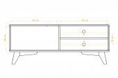TV stand 120 BIANCO