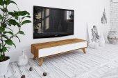 TV stand low BIANCO