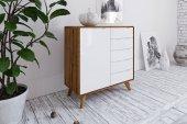 Chest of drawers high BIANCO