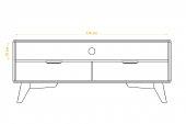 TV stand 120 BIANCO