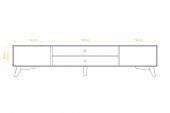 TV stand 220 BIANCO