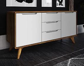 Chest of drawers wide BIANCO