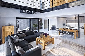 CUBIC - Kolekcja mebli drewnianych do salonu