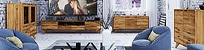 GREG - Kolekcja mebli do salonu z drewna litego