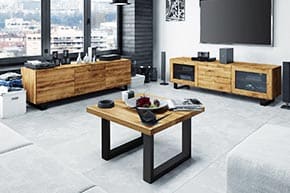 STEEL - Kolekcja mebli drewnianych do salonu