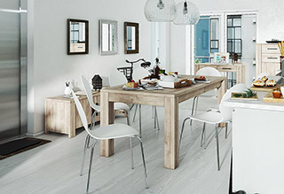 Non - folding table CUBIC  